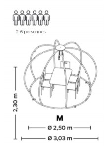 Tente Igloo Astreea canopy taille M