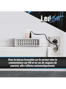 Lampe de secours 30 LED ABO2WLI