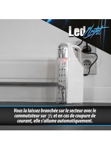 Lampe de secours rechargeable 24 LED - DLET55-4400LI