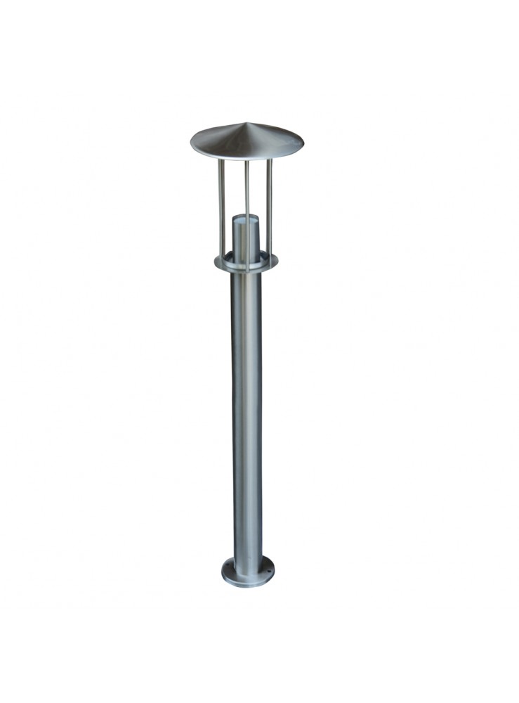 Borne extérieure Inox 60 W - E27 - 80 cm Borne extérieure Inox 60 W - E27 - 80 cm