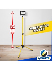Spot LED 20 W sur trépied 1600 Lumens