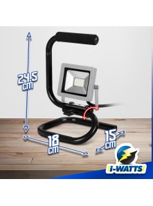 Projecteur LED 10 W - 800 Lumens avec châssis