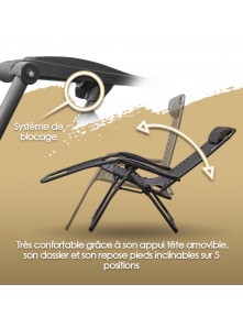 Lot 2 transats et table de Jardin